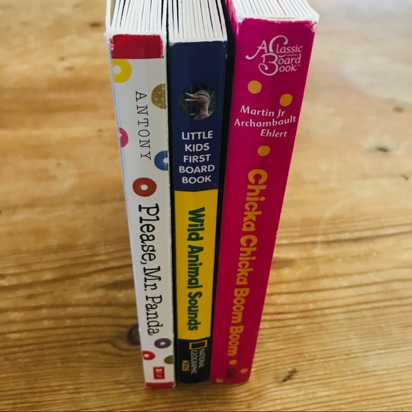 Board Books Lot 3 Panda Nat Geo Chicka Boom Alpha - Picture 11 of 14